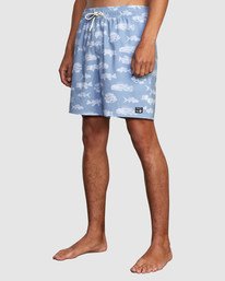 0 HORTON FISH ELASTIC SHORT  R318407 RVCA