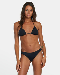 1 Solid Cheeky - Mutandina bikini da Donna Black T3SBRSRVS0 RVCA