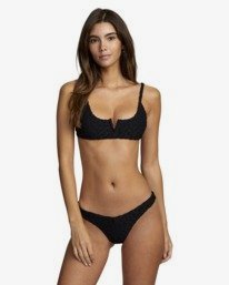 1 Wild - Bikiniunterteil für Frauen Schwarz U3SBRLRVF0 RVCA