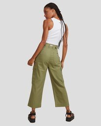 4 MELISSA GRISANCICH | SAIGON CARGO PANTS Green UVJNP00103 RVCA