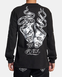 MISTER CARTOON LAUGH NOW LONG SLEEVE T-SHIRT | RVCA