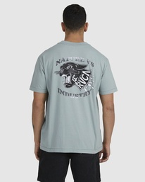 1 Panther - T-Shirt für Männer Blau UVYZT00482 RVCA