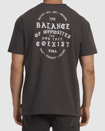 2 COEXIST T-SHIRT Black UVYZT00518 RVCA