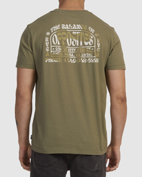 7 Head Quarters - T-shirt pour Homme Vert UVYZT00519 RVCA