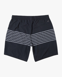 1 VA Sport Yogger Stretch 17" - Short de Entrenamiento para Hombre Negro V201TRYS RVCA