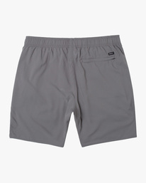 8 YOGGER IV ELASTIC SHORTS 17" Grey V2091YGR RVCA