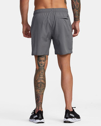 3 YOGGER IV ELASTIC SHORTS 17" Grey V2091YGR RVCA