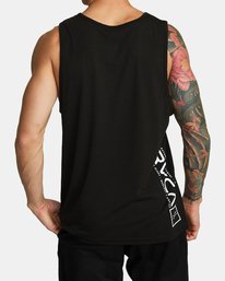 RVCA VA Fill All The Way Tank Top White Medium