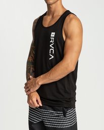 RVCA VA Fill All The Way Tank Top White Medium