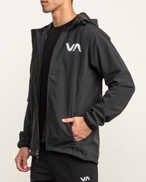 rvca rain jacket