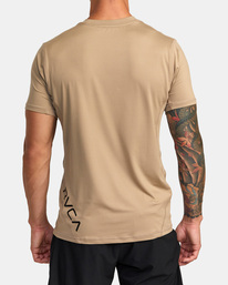 rvca, VA Sport Vent - Top de Manga Corta para Hombre, DARK KHAKI (dkh) VA Sport Vent - Short Sleeve Top for Men V9021RSV