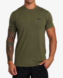 1 VA Sport Vent - Haut manches courtes pour Homme Vert V9021RSV RVCA