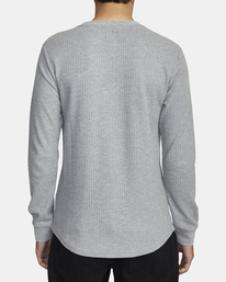 2 Recession Day Shift - Top termico a maniche lunghe da Uomo Gray W1KTRKRVP1 RVCA