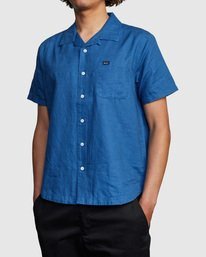 4 Neutral Hemp Beat - Short Sleeve Shirt  W1SHRVRVP1 RVCA