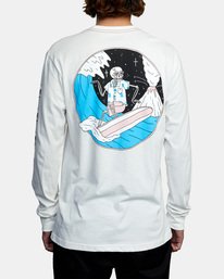 3 Luke Pelletier Skull Shred - Longsleeve für Männer  X1LSRCRVS1 RVCA