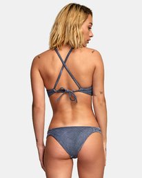 RVCA Womens Stone Textured Bralette Bikini Top