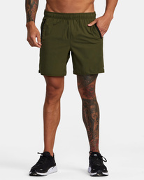 rvca, VA Sport Yogger IV - Short de Entrenamiento para Hombre, OLIVE (0031) VA Sport Yogger IV - Performance Shorts for Men Z4WKMHRVF1