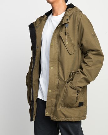 2 GROUND CONTROL PARKA  F1JKRJRVF7 RVCA