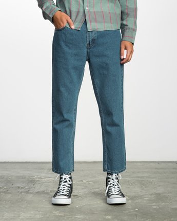 0 FLOOD DENIM NO WAVE  F1PNRERVF7 RVCA