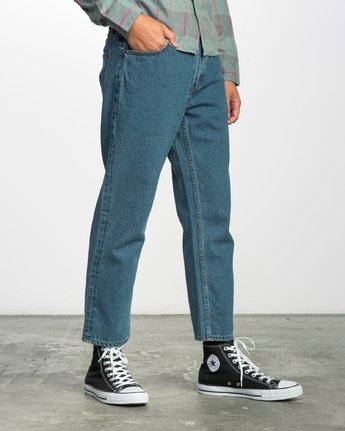 5 FLOOD DENIM NO WAVE  F1PNRERVF7 RVCA