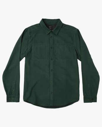 0 SECOND LOOK FLANNEL LS  F1SHGGRVF7 RVCA