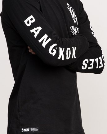 5 MISTER CARTOON CITY SLEEVES  F4LSMARVF7 RVCA