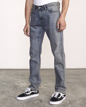 1 Daggers Denim - Slim Fit Denim Jeans for Men Blue L1PNRJRVF8 RVCA