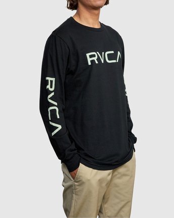 rvca long sleeve black