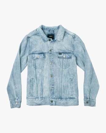 rvca black denim jacket