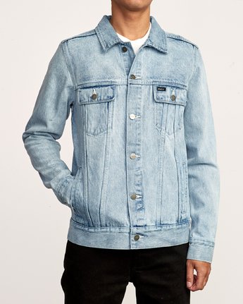 rvca black denim jacket