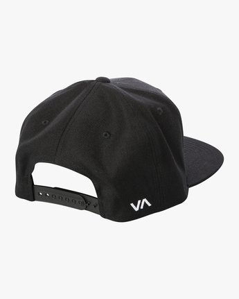 rvca black snapback
