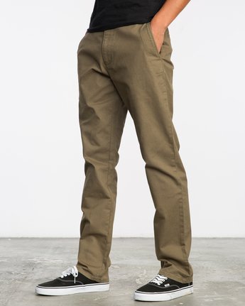 stay rvca straight fit pants