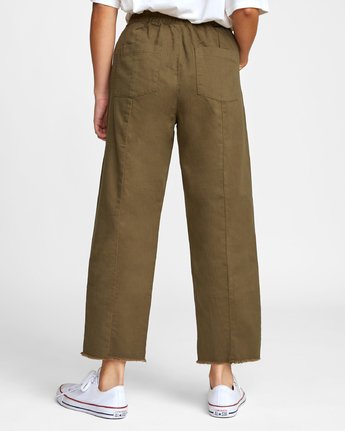 high rise cropped trousers