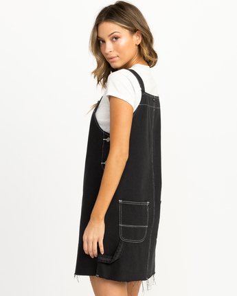 sweater and overall dress