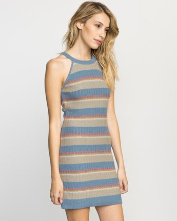 striped sweater dress