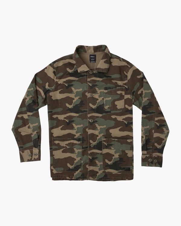 Couleur Chore Coat Shirt 190235663672 | RVCA