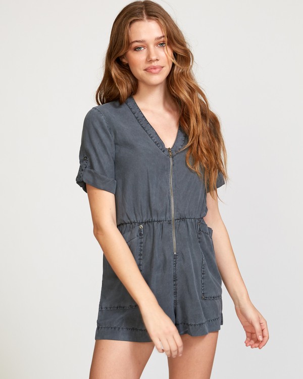 Download Drove Out Romper 190235793386 | RVCA