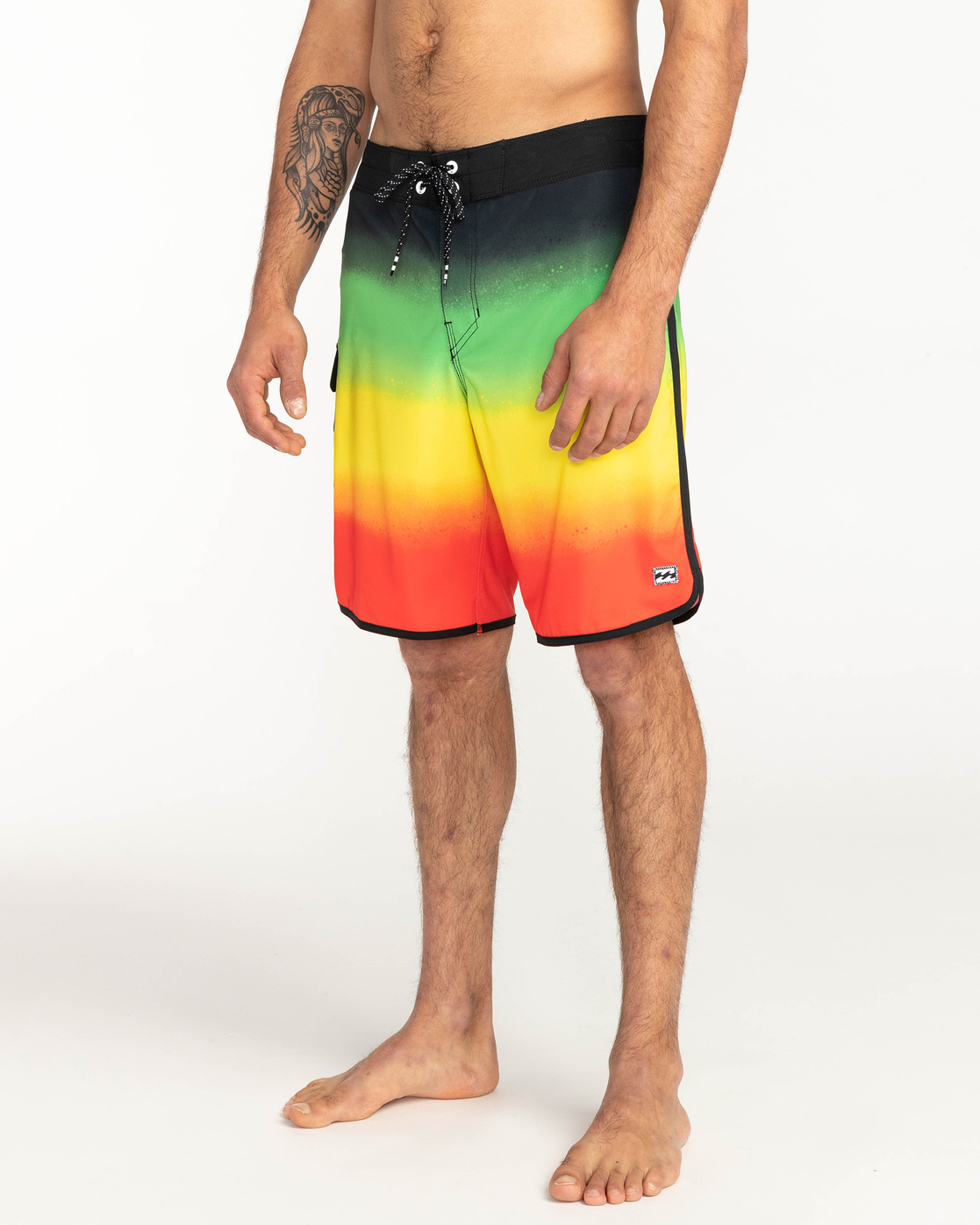 billabong rasta boardshorts