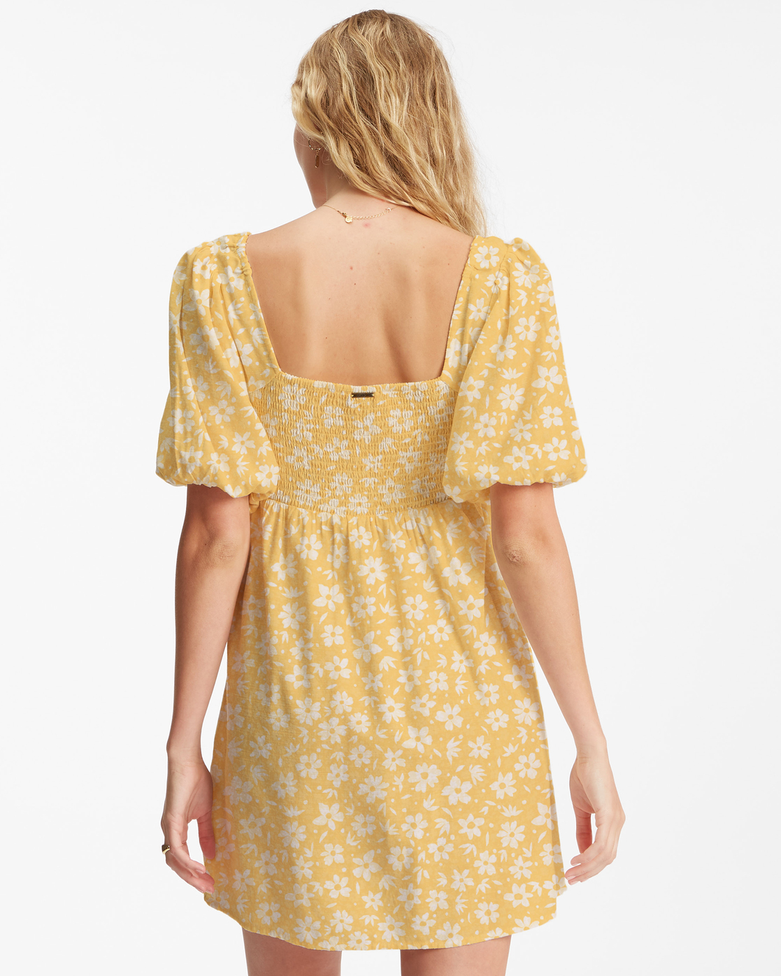 billabong yellow floral dress