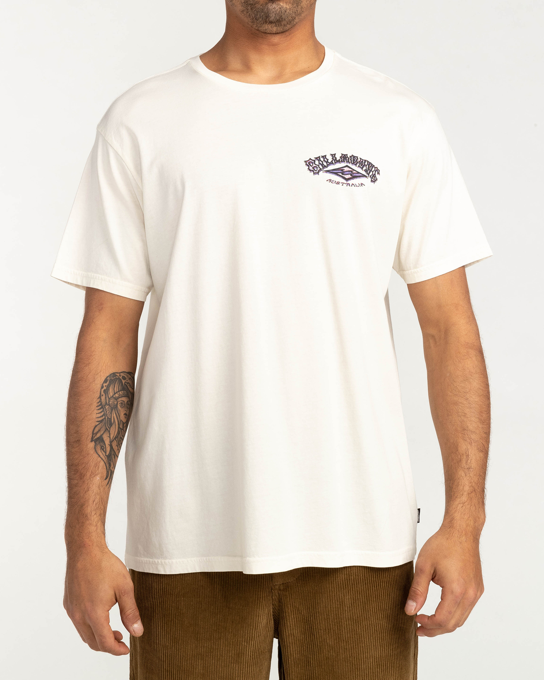 billabong white t shirt mens