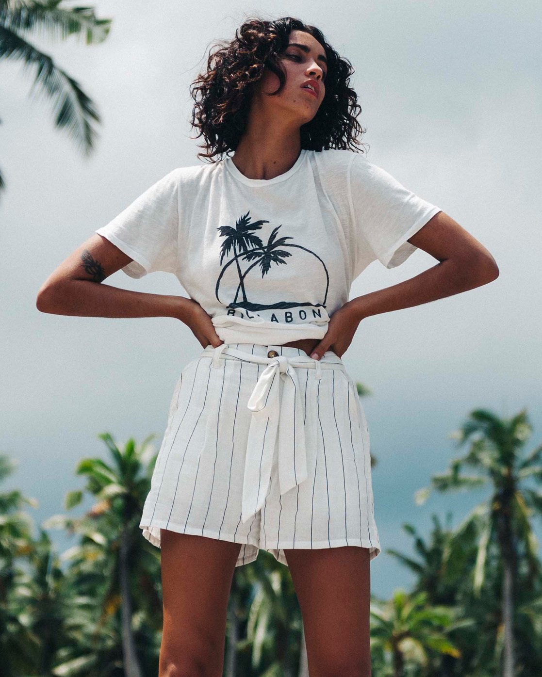 Striped Shorts for Women S3WK08BIP0 