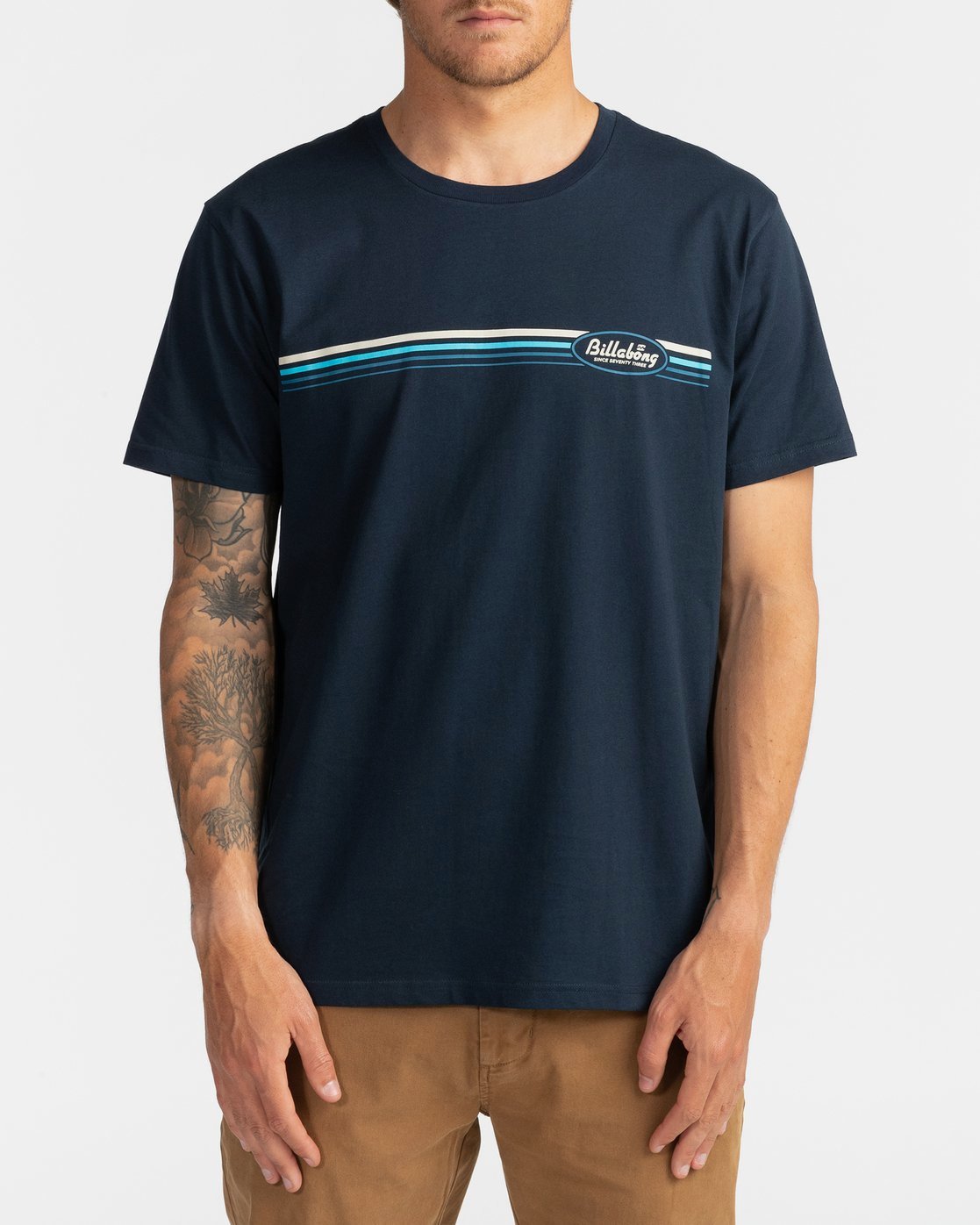 billabong team stripe tee