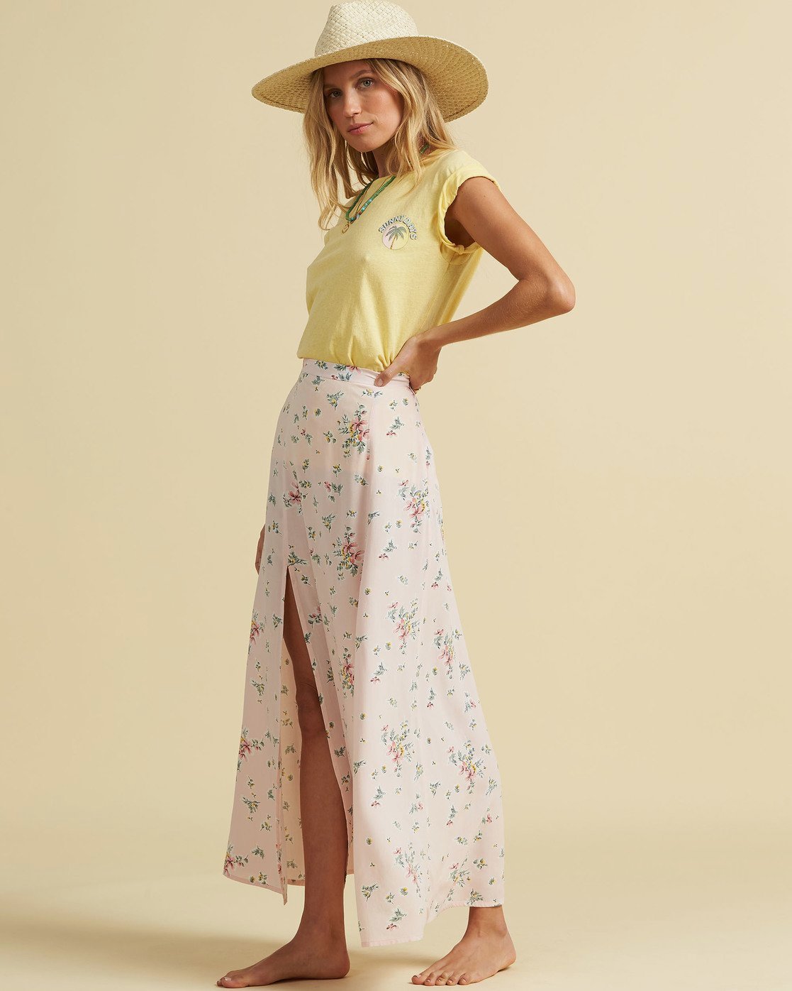 billabong salty blonde skirt