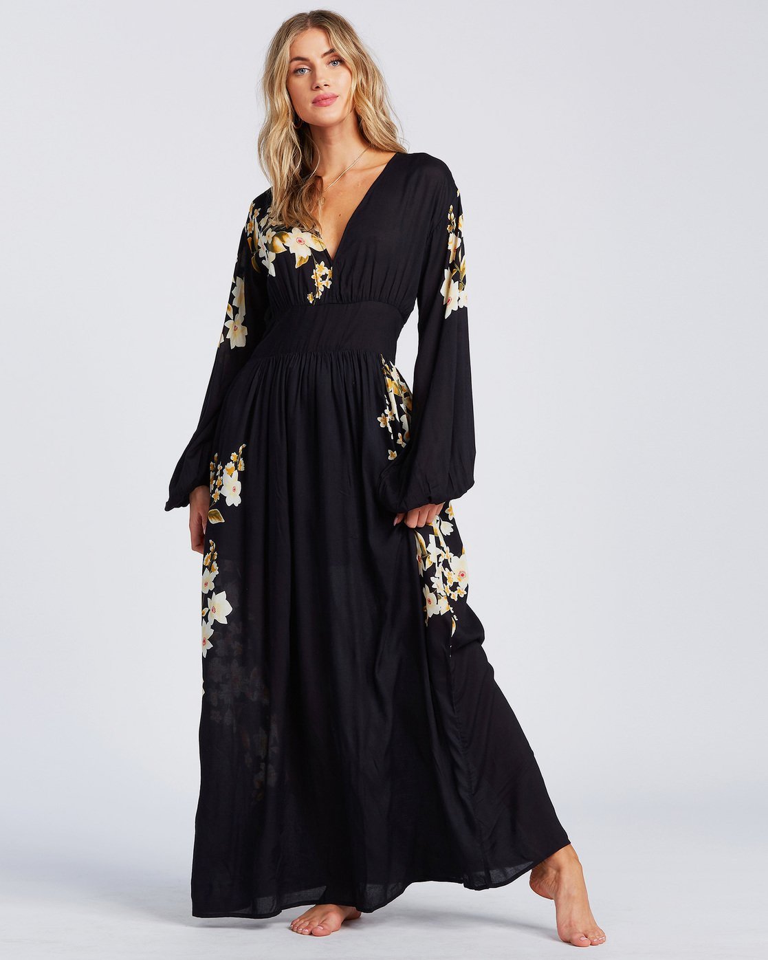 billabong night bloom maxi dress