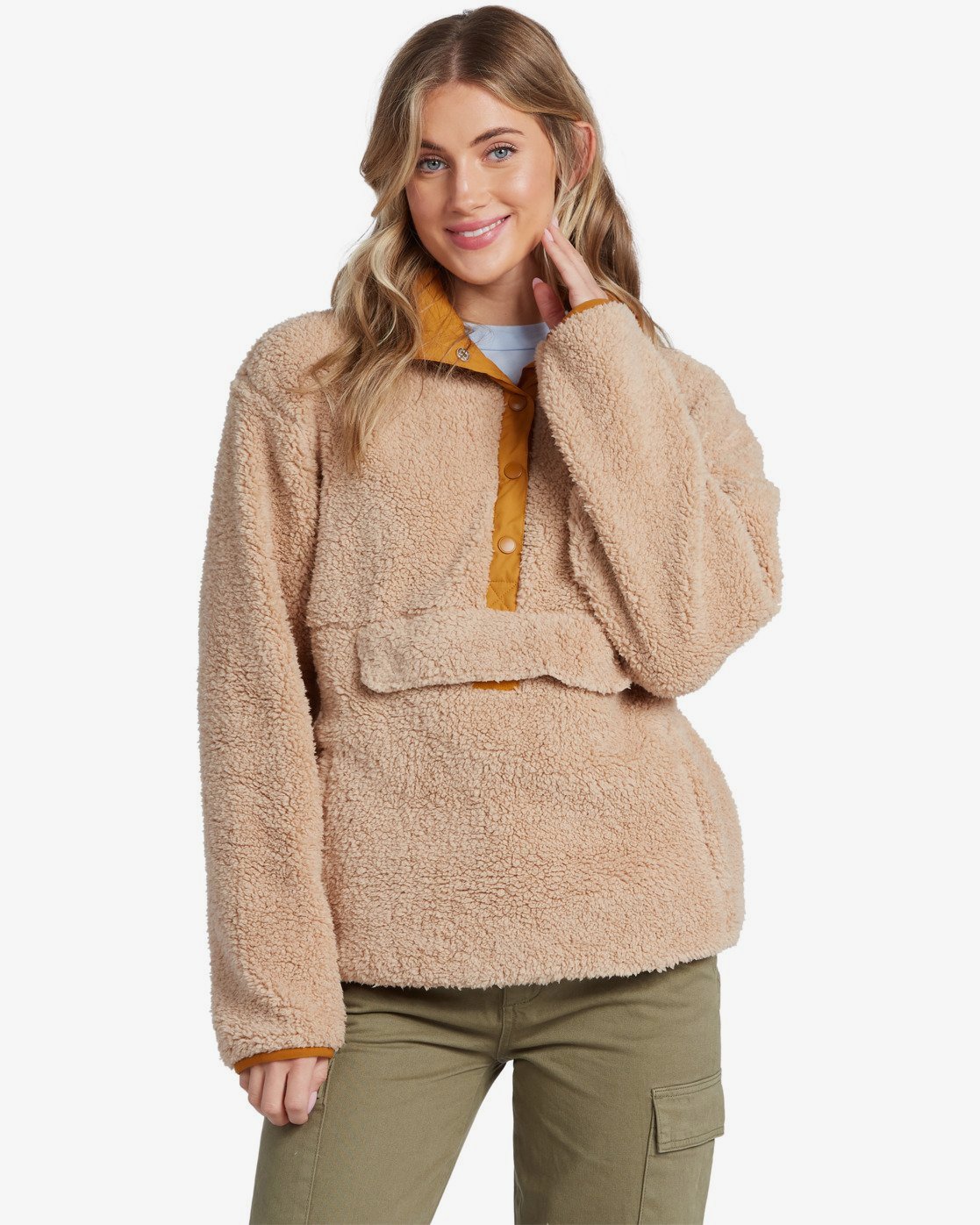 sherpa fleece sweater