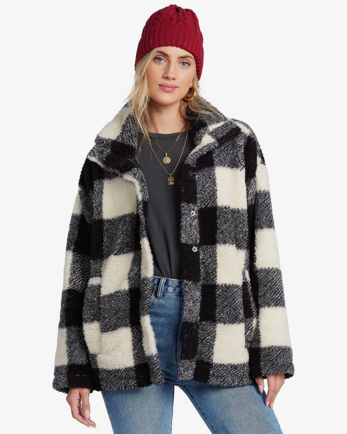 Cozy Days - Chaqueta de sherpa para Mujer V3WA08BIMU | Billabong