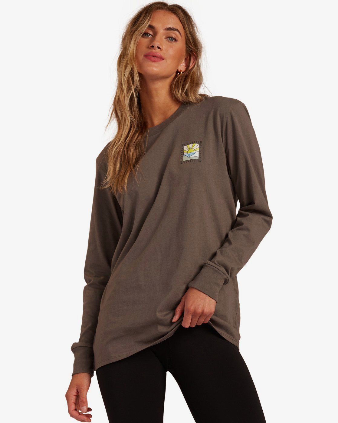 billabong womens long sleeve tee