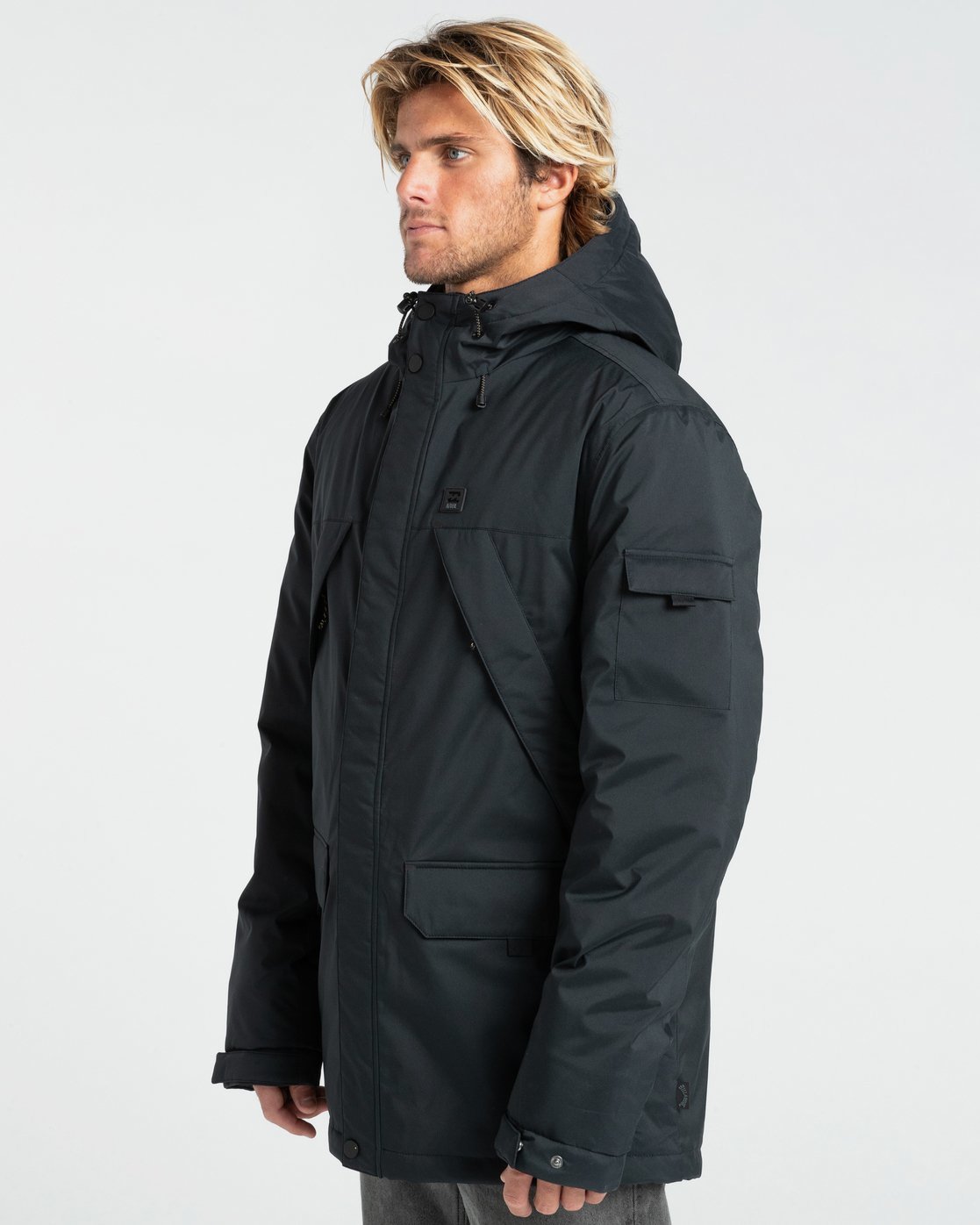 mens long waterproof parka coat