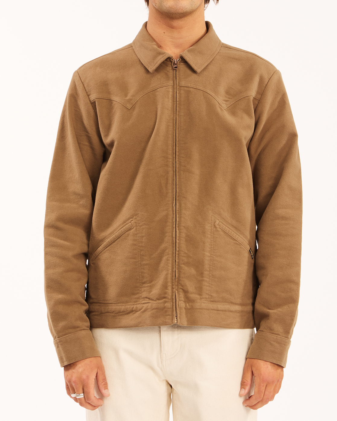 brown wrangler jacket