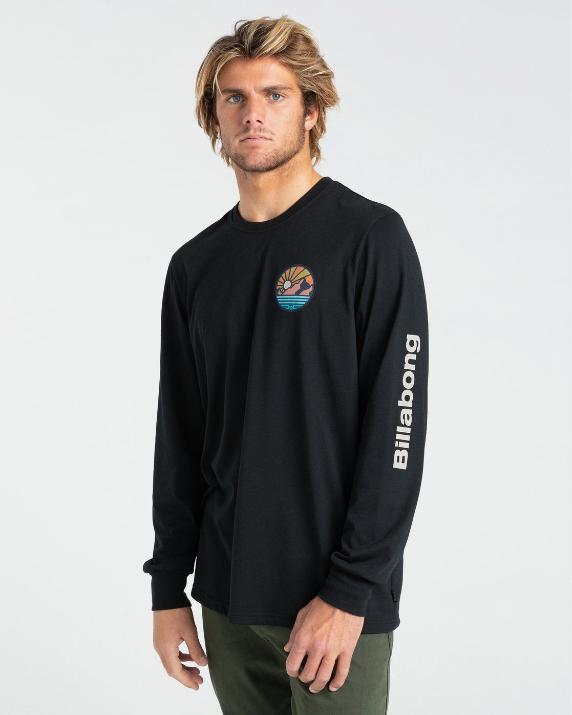 billabong mens long sleeve t shirts